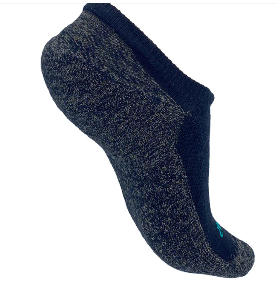 Tru47 - Black Grounding Low Cut Socks - Merino Wool