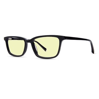 Wells - Gloss Black Sleep Blue Light Glasses