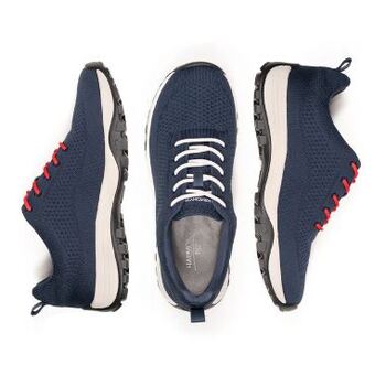 Navy Bamboo Knit Grounding Sneaker