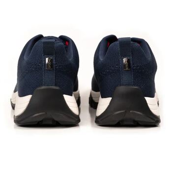 Navy Bamboo Knit Grounding Sneaker