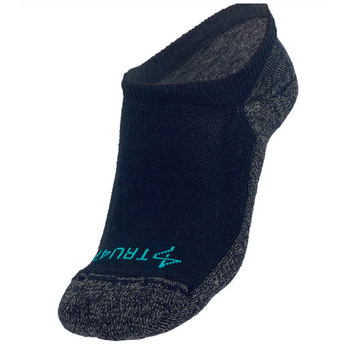 Tru47 - Black Grounding Low Cut Socks - Merino Wool